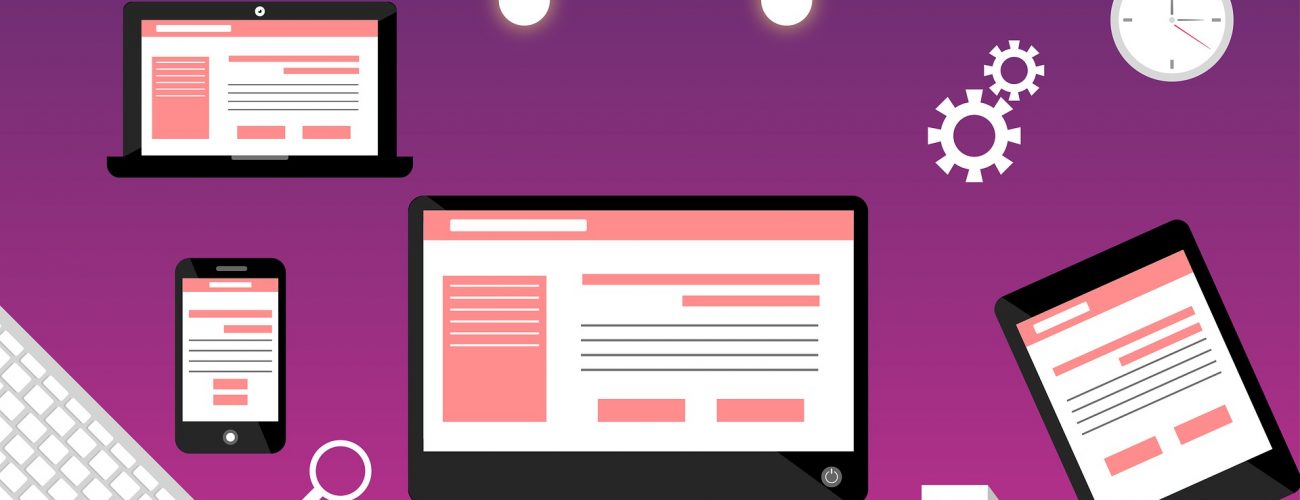Website auf verschiedenen Endgeräten